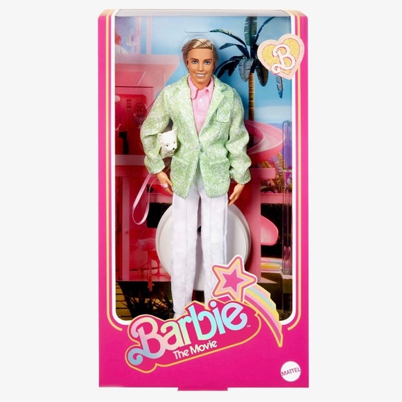 Sugar Daddy Ken W/ dog Barbie Movie Doll - Picture 1 of 3